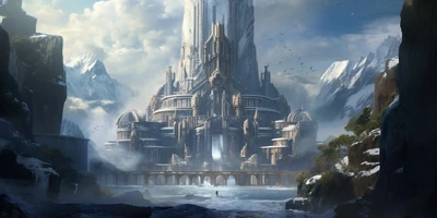 The base of the Great Fortress Yggdrasil