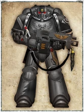 Sergeant Subuk Toben.png (1.12 MB) Primaris Sergeant Subuk Tobe of the 11th Company, 2nd Battleline Squad bearing White Scars talismans.