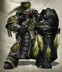 PP Yamakudaki Breacher .png (1.49 MB) A Phantom Prophets Breacher Specialist ("Skull Crusher of Hell"), Huto'o Nokumi, assigned to 2nd Clan and serving in the Yamakudaki ("Mountain Crushers"), Specializing in breaching and void-combat combat. Arrayed in Void-Hardened Power Armour while armed with Gujok Pattern Breacher Shield and Sabaki Pattern Bolt Pistol.