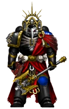 Pic-File of Aazir Cathaar in his Chaplain armour.