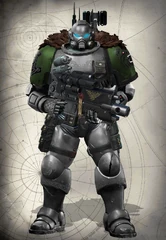 A Bears of the Claw Primaris Incursor of the 8th Sleuth ('Ripclaws'), 1st Reconnaissance Squad.
