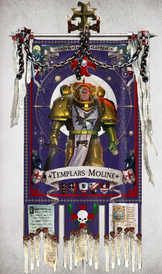 Chapter Banner of the Templars Moline.