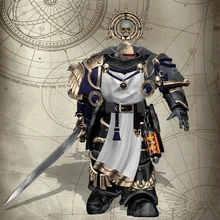 Tempest Knights Emperor's Champion Theseus Raff, assigned to Chapter Command