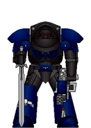 1st Company Veteran in Tartaros-pattern Terminator Armor