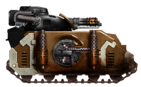 Thunderbeak, a Kalevalan-Class Predator Battle Tank gifted from the Forge World of Kalevala.