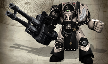 Knight-Errant Nemeasus Abderas, 'Repentant Veteran of the Sanctified Gate', member of the Blades Paladins Honour Guard of the elite 1st ('Palatines') Blade Company.
