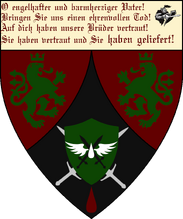 Coat of Arms/Heraldric Livery of the 1st Order