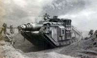 A Valdor Tank Hunter from an Imperial Guard Hunter-Killer Regiment