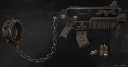 Templars Moline bolter with manacle and Devotion Chain.