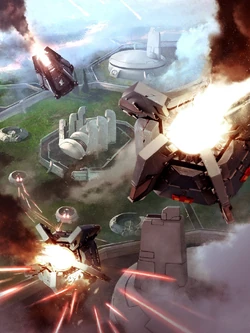 Planetary assault on Tenebra to bring it into Imperial Compliance