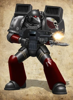 Sin Seekers Veteran, assigned to the 4th Company ('True Tormentors'), 9th Veteran Squad.