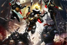Broken Wings Seraphim Battle.jpg (211 KB) Broken Wings Sanguinary Guard descend upon the Black Legion, their most hated foes.