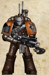 Formican marauders firstborn tactical sergeant from the 7th Company.
