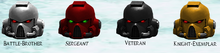 Penitent Knights Helmet-ranks