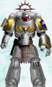 Dawn Guardians Sergeant Harulas of the line of Temmeteus of the Kingdom of Pholedia. He bears the Book of Archus, the sole surviving tome of the Great Scribes of Numidya and allows no harm to come to it. The fact that neither bullet nor blade has touched the book is a testament to Harulas' skill and dedication.