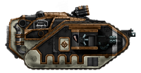 The Smug Vulture, a Moritoi-Class Land Raider.