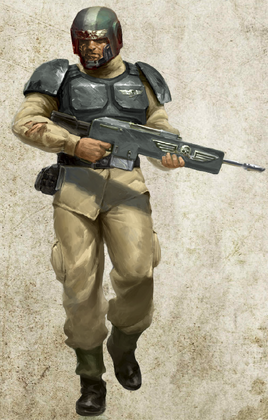 244th Astra Militarum Trooper