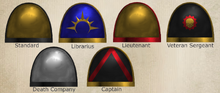 Rank insignia of the Gold Templars.