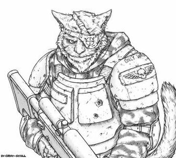 40k Felinid Conversion by Xevelous -- Fur Affinity [dot] net