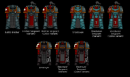 Specialized line troops colour variants