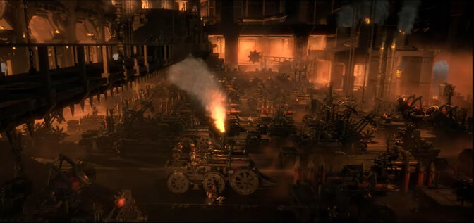 Picfeed of the Ironsworn Kindred making warmachines