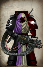 Knight (Battle-Brother) Maximilian Freudenthal of the Knights Angelicus 2nd Order (Company) - 1st Lance (Squad) - Tactical Lance Adrian "The Chainbreakers"
