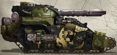 PP Relic Kratos Tank.png (4.45 MB) Tyrant Of The Depth, Venerable Kratos Heavy Battle Tank Belonging To The Phantom Prophets, Attached To 8th Clan, Serving Its Predominant Weapons Of Mass Destruction. Note: been serving the chapter ever since its founding, given to the Phantom Prophets as a gift from the parent legion (White scars), the Kratos battle tank has continued its service for so long that it has amassed over 3,400 kills, compared to the kills of over 6 tanks from the Black Legion, 4 from Alpha Legion and 8 from the World Eaters, making this tank a formidable force to be reckoned with.