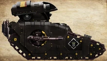 Iron Retributors relic Sicaran Arcus Strike Tank.