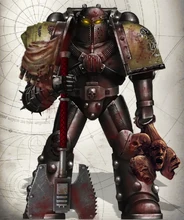Wolves Terra Gladiator-Sergeant.png (2.07 MB) A Wolves of Terra Gladiator-Sergeant of a Deathseeker Tactical Squad, holding his grim trophies from the battlefield.