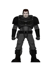 A Scout Marine of the Howling Wolves 10th Company