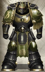 Phantom Prophets Liuetenant.png (4.65 MB) Khadikgal Jaaghi, The Cunning Leader Of Bojaki, Hand Of Peace, A Koshogumi (Liuetenant) of the Phantom Prophets. Assigned to 5th Clan ("Generals Of Scions"). Note: arrayed in artificer-wrought Power Armour made with components of Mark III and Mark VII.