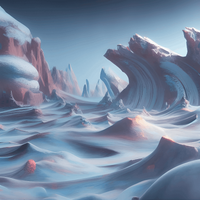 IJ Tundran Landscape (mountains)