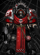 A Brother-Templar of the Order of Payens, the Chapter's elite 1st Company, arrayed in one of the Chapter's few suits of Indomitus pattern Terminator Armour.
