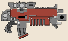 Solar Titans Cawl Bolter.png (33 KB) Standard Cawl Pattern bolter rifle used by the Solar Titans.