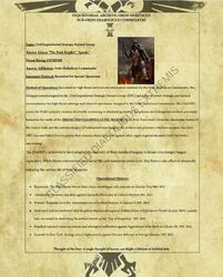 Intelligence document on the 23rd ISPG.
