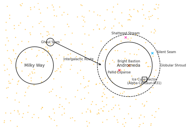 Andromeda Star Map