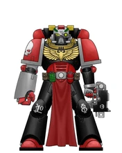 A Blood of Vulkan Company Commander.