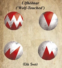 Pack Markings utilised by the Úlfhéðnar of the 13th Sveit.