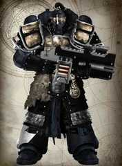 Storm Rider Intercessor of the 8th Khural ("Bloody Talons Brotherhood"), 6th Keshig Tal Arban (Battleline Squad).