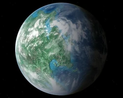 Departmento Cartographicae pict-file of , the death world and Chapter Homeworld of the Tempest Wolves.