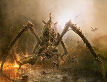 Biotitan Heirophant Class Designation "Alpha" At the Siege of Solstice Haven as it breached main defense line. Last known Pict Recorder Image of Wardens of Annihilation Squad Squad Raven before Death. Circa M42