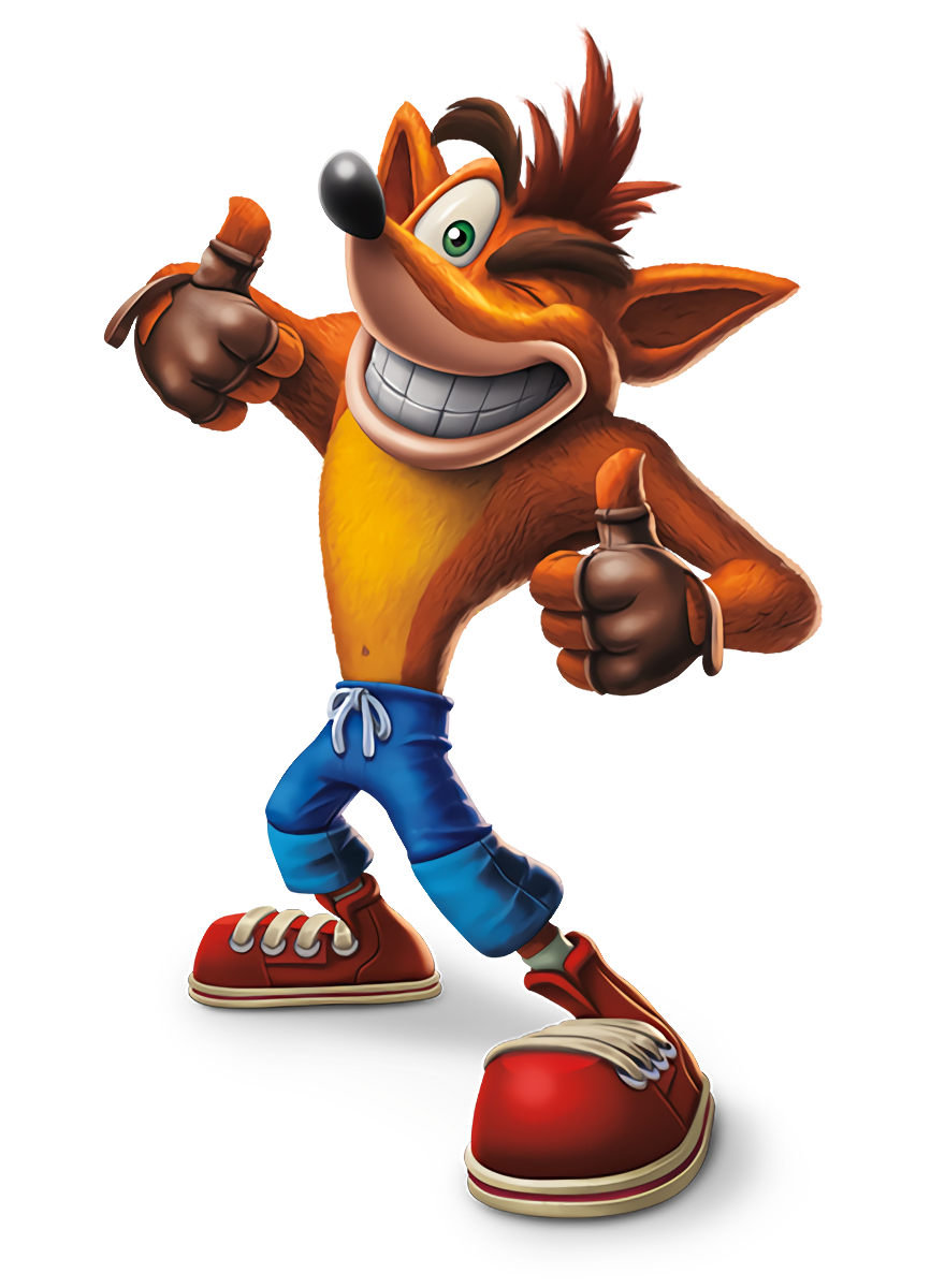 Here's my interpretation on Crash Bandicoot's potential movesets in Smash!  Whether Crash is able to spin the tides of battle, or if Activision decides  to bounce, he'd be one wacky animal on