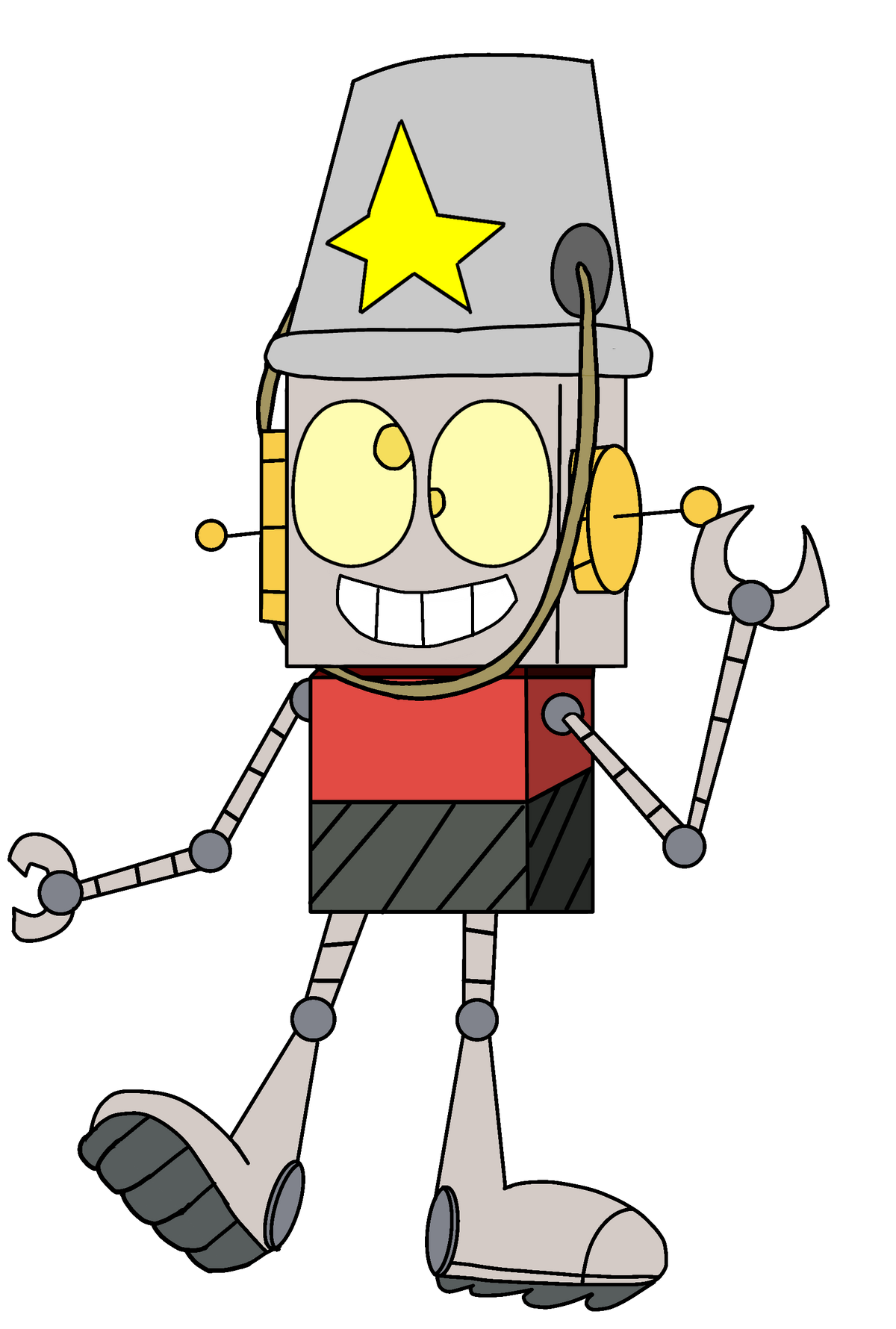 Robot Jones with Star Bucket (Fanmade) Whatever Happned To Robot