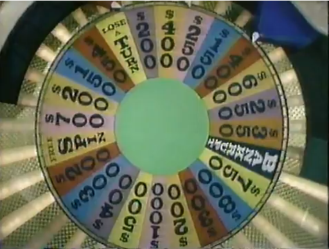 Wheel of fortune 1986 tom