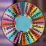 A small Wheel used when loading a game. Note the $400 between Bankrupt and Lose A Turn is teal instead of yellow. If you're going to do that, at least switch the colors on $500 and $250, please.