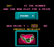 Bonus Round Prize selection (Emerald Necklace)