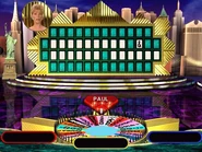 Vanna introducing the category of the Round 1 puzzle