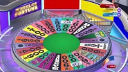 Another camera view of the wheel (the Mystery Round)....