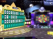 Another view of the Disco Stage w/ the Wheel spinning on the video monitor