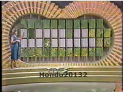 Wheel of Fortune 1982 Puzzleboard